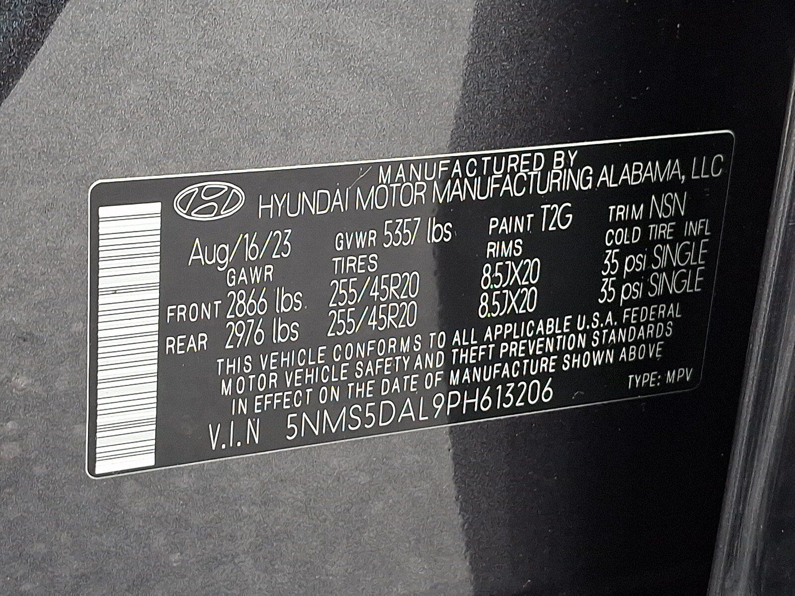 Certified 2023 Hyundai Santa Fe Calligraphy w/ Cargo Package AWD/4WD image 30