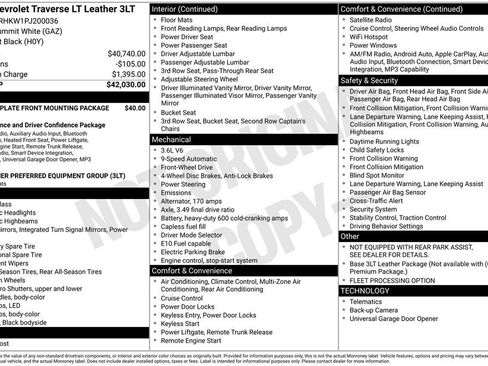 Used 2023 Chevrolet Traverse LT FWD image 3