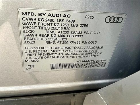 Used 2023 Audi Q5 2.0T Premium w/ Convenience Package AWD/4WD image 19