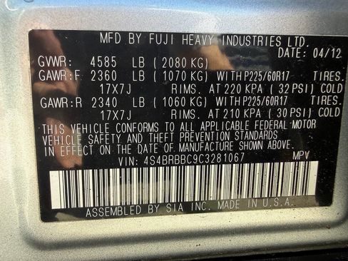 Used 2012 Subaru Outback 2.5i Premium AWD/4WD image 37