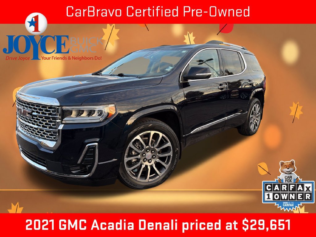 Certified 2021 GMC Acadia Denali w/ Denali Ultimate Package AWD/4WD 360° Tour