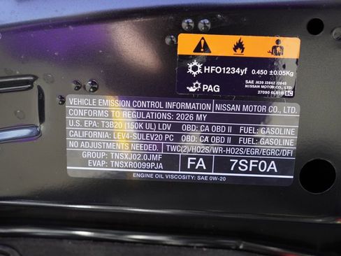 New 2026 Nissan Sentra S image 23