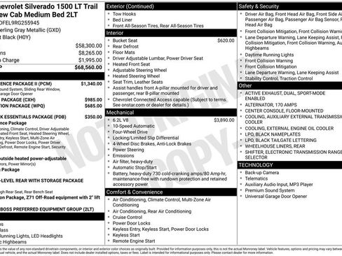 Used 2024 Chevrolet Silverado 1500 LT Trail Boss w/ Convenience Package II image 38