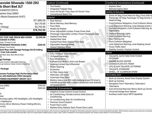 Used 2026 Chevrolet Silverado 1500 ZR2 AWD/4WD image 4