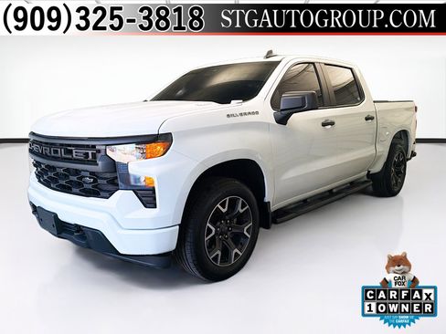 Used 2025 Chevrolet Silverado 1500 Custom w/ Turbomax Blackout Package RWD image 1