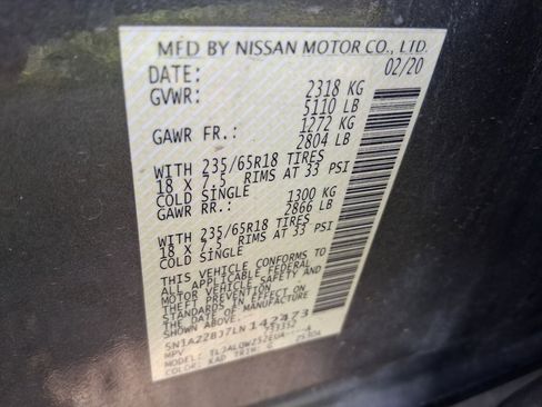 Used 2020 Nissan Murano SV image 15