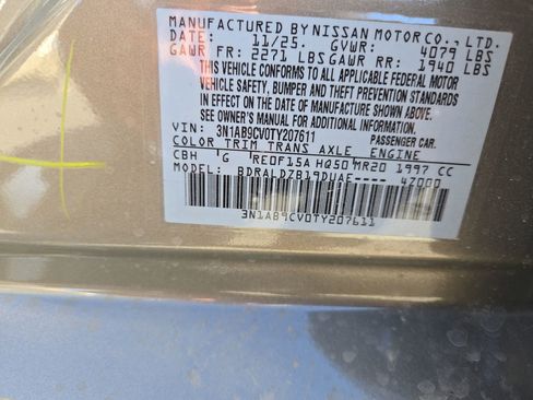 New 2026 Nissan Sentra SV w/ SV Convenience Package FWD image 38
