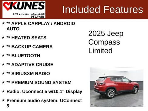 Used 2025 Jeep Compass Limited AWD/4WD image 3