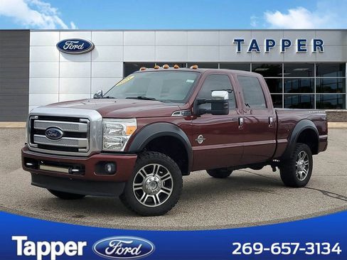 Used 2015 Ford F350 Platinum w/ FX4 Off-Road Package AWD/4WD image 1