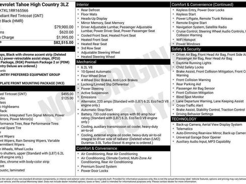 Certified 2024 Chevrolet Tahoe High Country AWD/4WD image 39