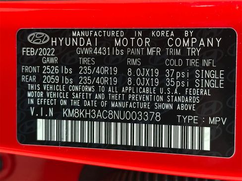 Used 2022 Hyundai Kona N image 27