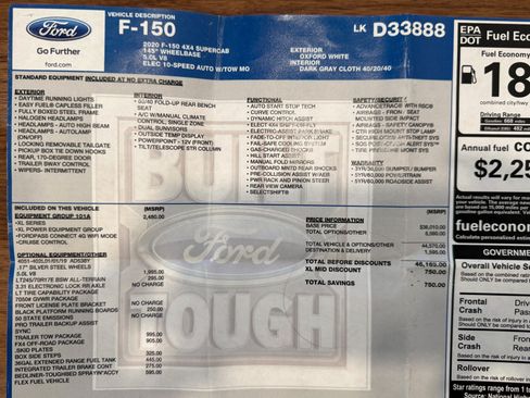 Used 2020 Ford F150 XL w/ Equipment Group 101A Mid image 24