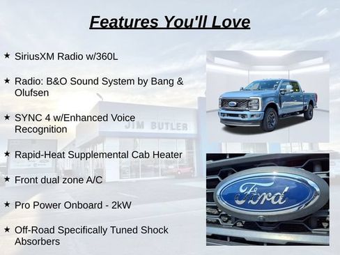 Used 2023 Ford F250 Lariat w/ Sport Appearance Package AWD/4WD image 24