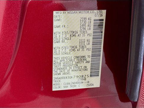 Used 2016 Nissan Frontier SV image 28