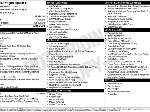 Certified 2024 Volkswagen Tiguan S image 11