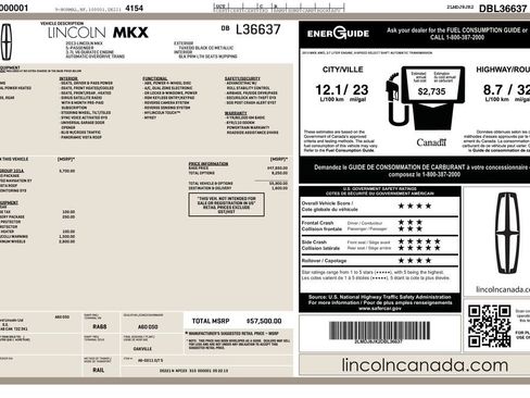 Used 2013 Lincoln MKX AWD image 11
