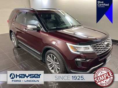 Certified 2018 Ford Explorer Platinum