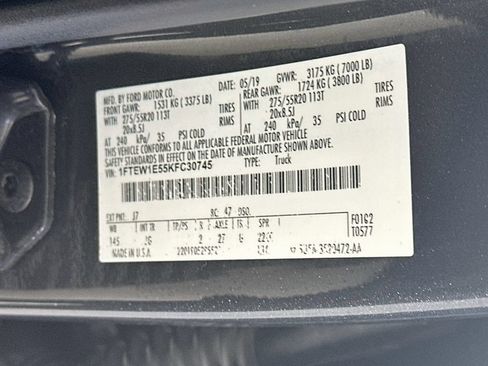 Used 2019 Ford F150 XL w/ Equipment Group 101A Mid AWD/4WD image 34