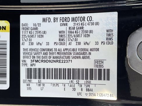 Used 2022 Ford Bronco Sport Badlands image 37