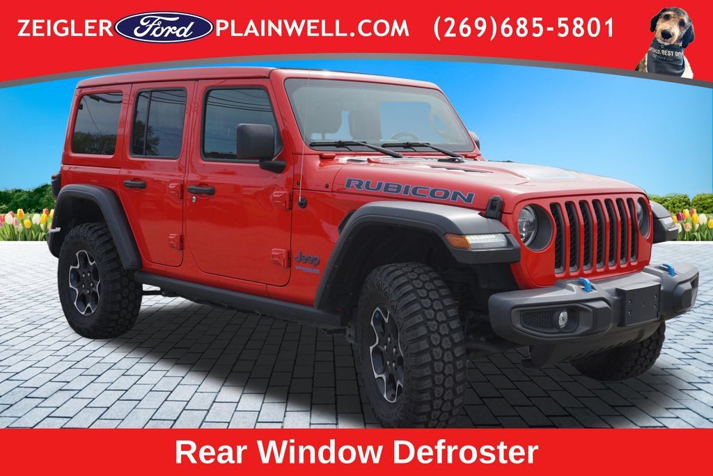 Used 2022 Jeep Wrangler Unlimited Rubicon 4xe w/ Cold Weather Group AWD/4WD image 7