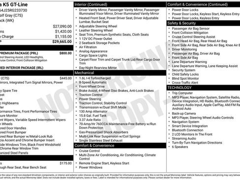 Used 2024 Kia K5 GT-Line w/ GT-Line Premium Package FWD image 34
