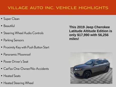 Used 2019 Jeep Cherokee Latitude Plus AWD/4WD image 7
