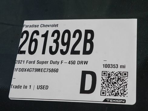 Used 2021 Ford F450 XL w/ Power Equipment Group RWD image 13