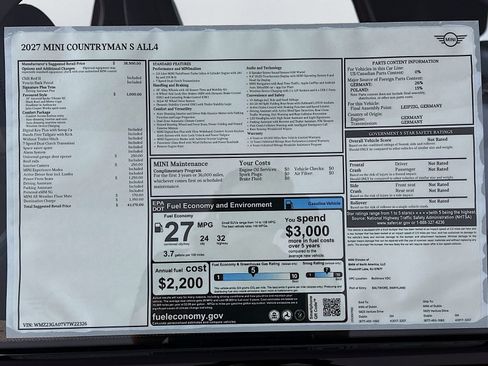 New 2027 MINI Cooper Countryman S AWD/4WD image 47