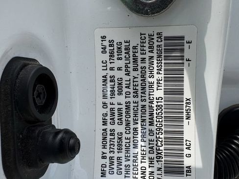 Used 2016 Honda Civic LX image 28