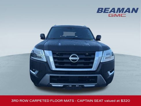 Used 2021 Nissan Armada SL w/ Captain's Chairs Package image 2