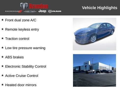 Used 2025 Toyota Camry LE FWD image 3