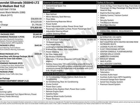 Certified 2022 Chevrolet Silverado 3500 LTZ w/ LTZ Plus Package image 32