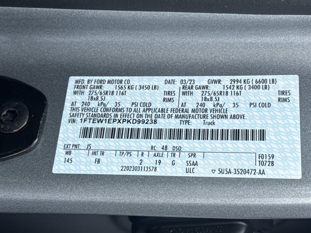 Used 2023 Ford F150 XLT w/ Equipment Group 302A High AWD/4WD image 33