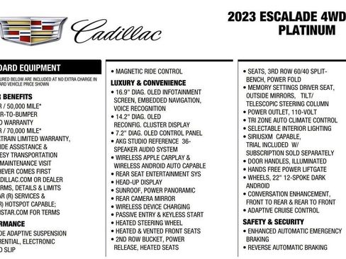 Used 2023 Cadillac Escalade Sport Platinum image 18