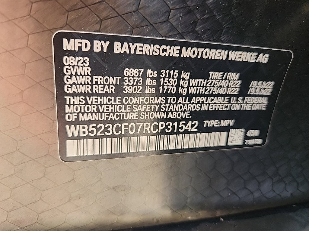 Used 2024 BMW iX xDrive50 w/ Premium Package AWD/4WD image 8