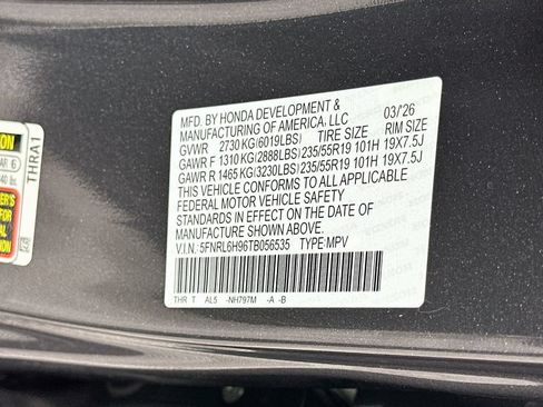 Certified 2026 Honda Odyssey Elite image 35