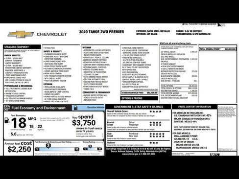 Used 2020 Chevrolet Tahoe Premier image 3