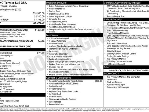 Used 2023 GMC Terrain SLE w/ Driver Convenience Package AWD/4WD image 2