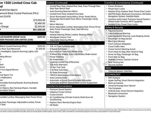 Used 2026 RAM 1500 Limited w/ Body Color Bumper Group image 26