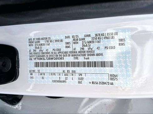 New 2025 Ford F150 Lightning Flash AWD/4WD image 8