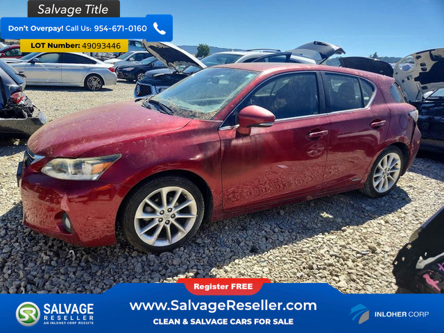 Used 2012 Lexus CT 200h Premium FWD image 1