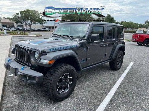 Used 2022 Jeep Wrangler Unlimited Rubicon 4xe w/ Cold Weather Group AWD/4WD image 1