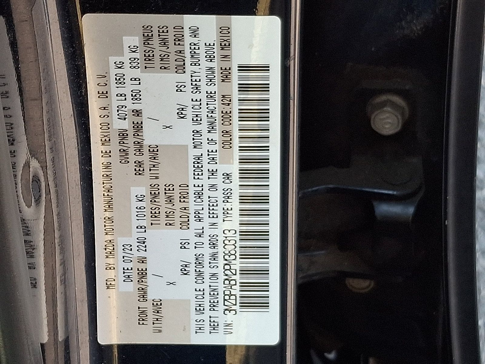 Used 2023 MAZDA MAZDA3 s FWD image 28