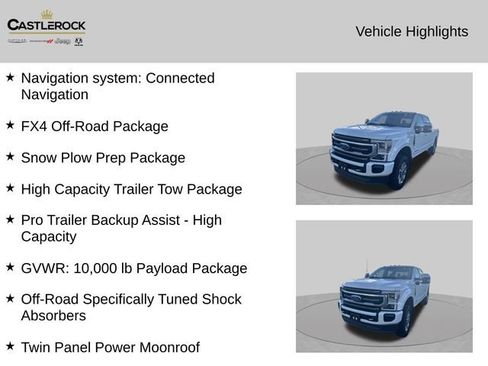 Used 2022 Ford F250 Platinum w/ FX4 Off-Road Package AWD/4WD image 2