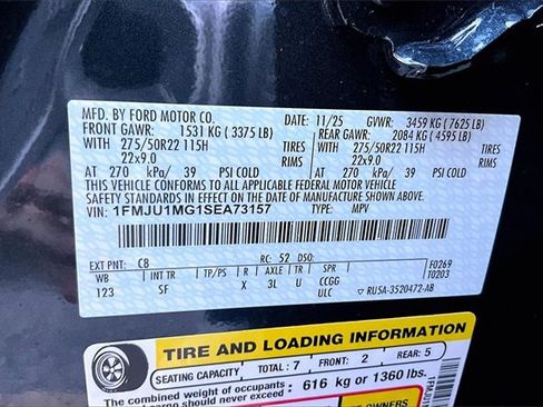 New 2025 Ford Expedition Platinum w/ Platinum Ultimate Package image 13