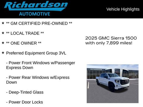 Certified 2025 GMC Sierra 1500 Elevation image 11