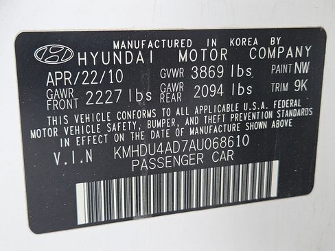 Used 2010 Hyundai Elantra GLS w/ Sunroof Pkg 3 FWD image 35