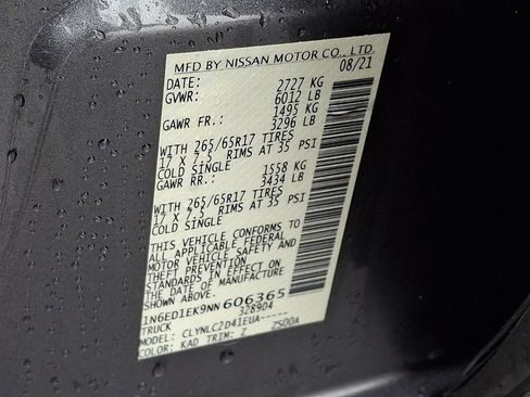 Certified 2022 Nissan Frontier SV image 28