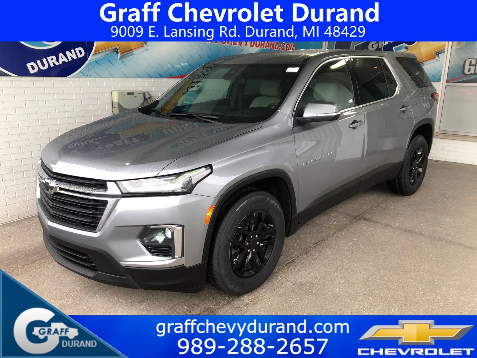 Used 2023 Chevrolet Traverse LS w/ Safety Package FWD image 1