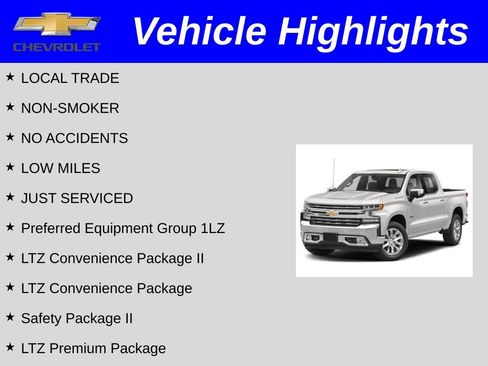 Used 2019 Chevrolet Silverado 1500 LTZ w/ LTZ Premium Package AWD/4WD image 2